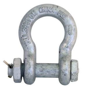 5 / 8 Galvanized Safety Shackle with Nut & Pin