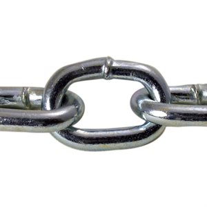 4 / 0 X 100 FT Passing Link Chain Zinc Plated