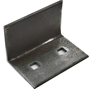L-Shaped Mounting Bracket (2 X 3) with Two 7 / 16 Square Holes