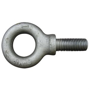1" X 2-1 / 2 Forged Machinery Eyebolt Self Colored- Shoulder Pattern
